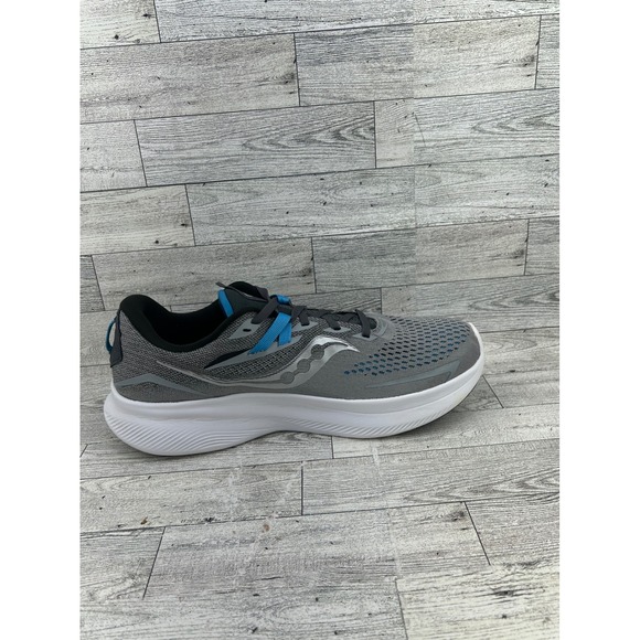 Saucony Ride 15 Men Running‎ Shoes Grey Blue Silver S20729-15 Size 11.5 main image 10